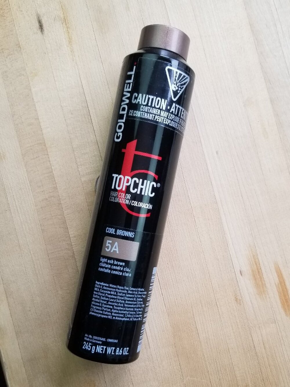 Goldwell Topchic. Cool Browns. 5A Light Ash Brown.  245g